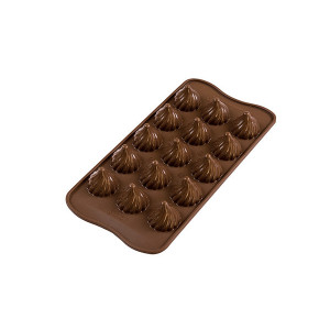 Moule à Chocolat 15 Sphères Torsadées Easy Choc - Silicone Spécial Chocolat Moule à Chocolat 15 Sphères Torsadées Easy Choc - Silicone Spécial Chocolat