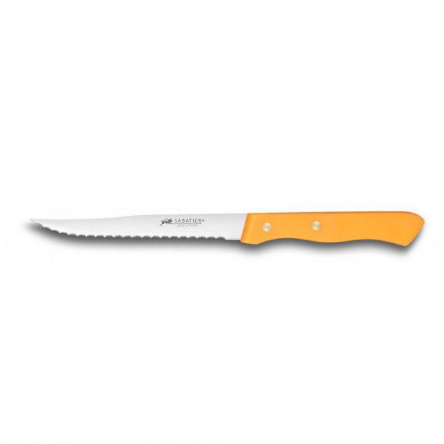 Couteau a Steak Crante 11.5 cm Sabatier Orange