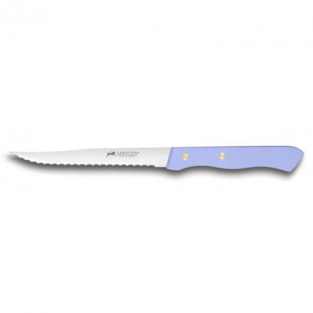 Couteau a Steak Crante 11.5 cm Sabatier Mauve