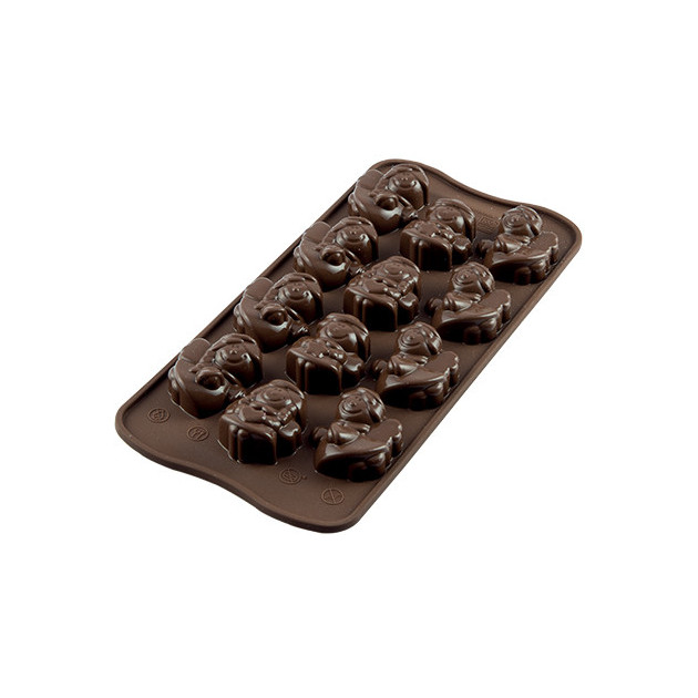 Moule à Chocolat 12 Anges Easy Choc - Silicone Spécial Chocolat