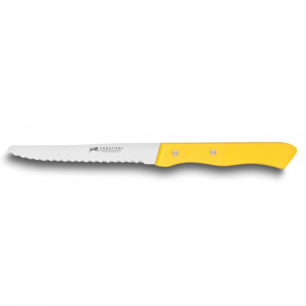 Couteau de Table Crante 10.5 cm Sabatier Jaune