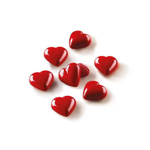 12 Chocolats Cœurs Bombés 3,1 x 3 cm 12 Chocolats Cœurs Bombés 3,1 x 3 cm