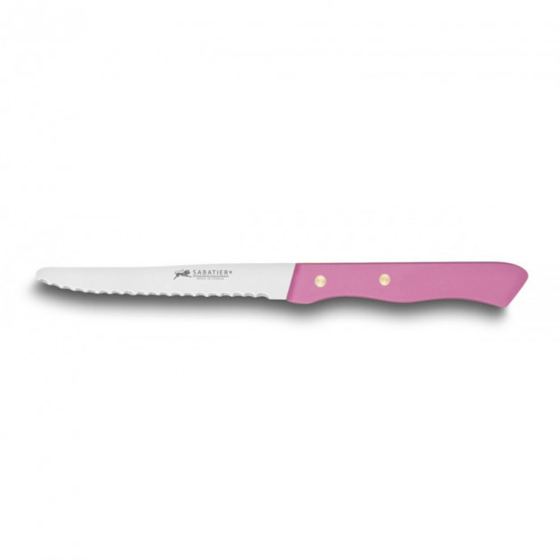 Couteau de Table Crante 10.5 cm Sabatier Fuschia