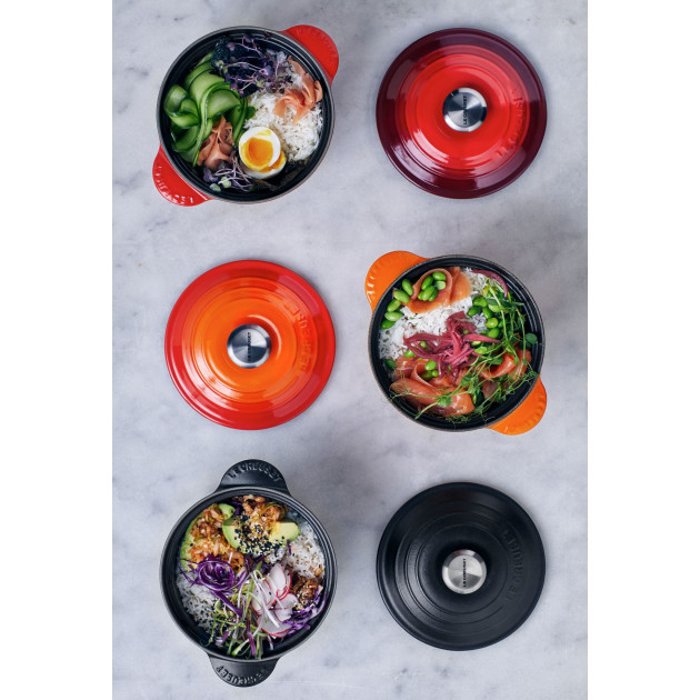 Cocottes en fonte Every Noir, Rouge, Orange Le Creuset Cocottes en fonte Every Noir, Rouge, Orange Le Creuset