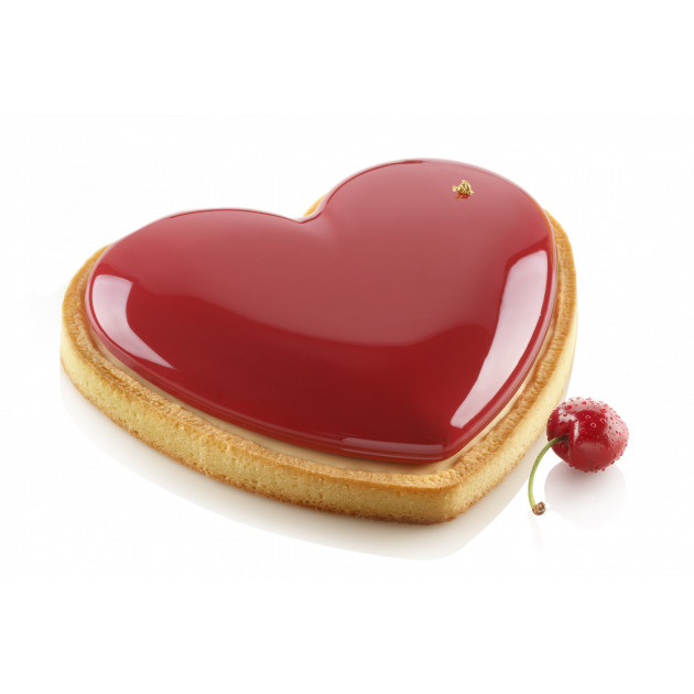 Réalisation Tarte Coeur 20,5 x 19 cm