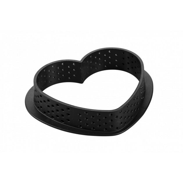 Cercle à tarte perforé 8 x 7 cm