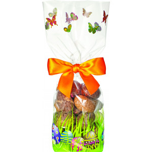 Sachet avec Fond Pâques Chasse aux Oeufs 100x220 mm (x100) Sachet avec Fond Pâques Chasse aux Oeufs 100x220 mm (x100)