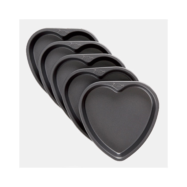 Moules A Gateaux Forme Coeur X5 Wilton Cuisineaddict Com Vente Achat Acheter