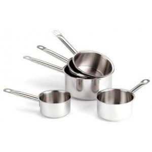 Lot de 5 casseroles Inox Professionnel Baumalu Lot de 5 casseroles Inox Professionnel Baumalu