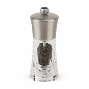 Moulin à Poivre Ouessant 14 cm Transparent-Inox Peugeot
