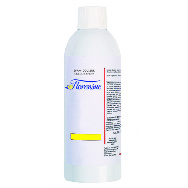 Spray effet velours jaune Patisdécor 100 ml