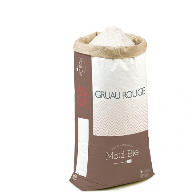 Farine de Gruau Rouge T45 Blé 25kg