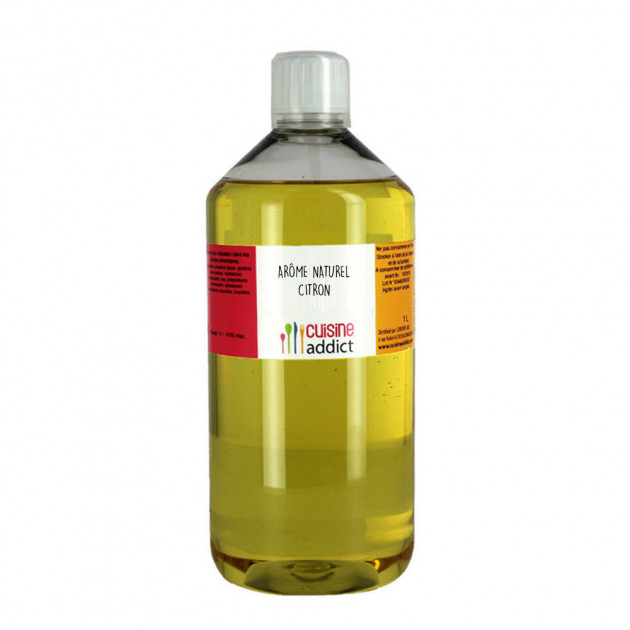 Arôme Alimentaire Naturel Citron 1 L Cuisineaddict