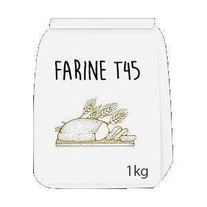 Farine T45 Blé 1kg