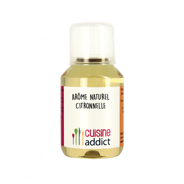 Arôme Alimentaire Naturel Citronnelle 115 ml Cuisineaddict