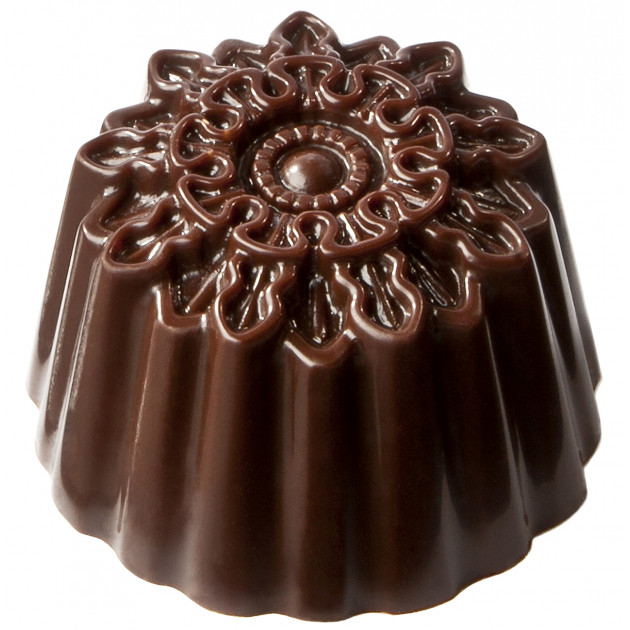 Moule Chocolat Ornement Oriental Rond 30,5 mm (x21) Chocolate World
