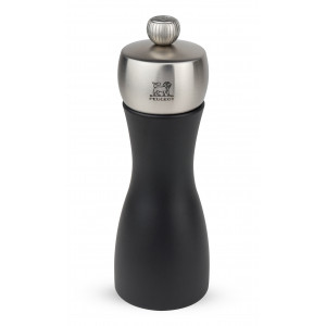 Moulin à Sel Fidji 15 cm Noir-Inox Peugeot Moulin à Sel Fidji 15 cm Noir-Inox Peugeot