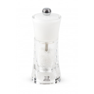 Moulin à Sel Molène 14 cm Transparent et Blanc Peugeot