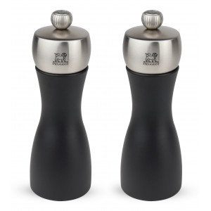 Duo Moulin à Poivre et à Sel Fidji 15 cm Noir-Inox Peugeot Duo Moulin à Poivre et à Sel Fidji 15 cm Noir-Inox Peugeot
