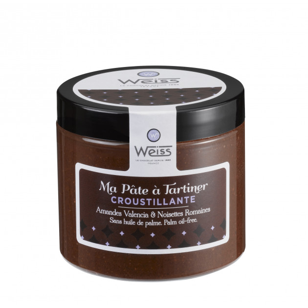 Pâte à Tartiner Chocolat Praliné Croustillant 200g Weiss