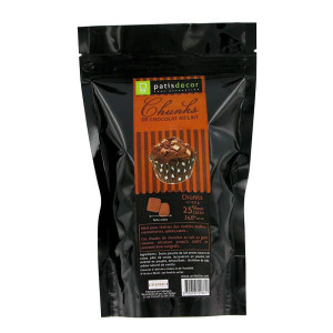 Chunks Chocolat au Lait 250 g Patisdécor Chunks Chocolat au Lait 250 g Patisdécor