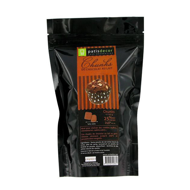 Chunks pépites chocolat noir Patisdécor 250 g