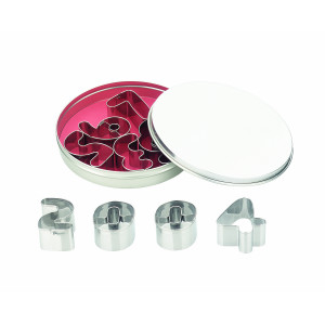 Emporte-Pièces Inox Chiffres x 9 Ibili Emporte-Pièces Inox Chiffres x 9 Ibili