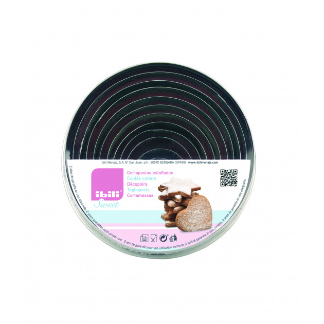 11 Découpoirs Ronds en Inox