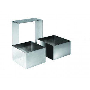 Nonnette Carré Inox 8 cm x H 4,5 cm Ibili Nonnette Carré Inox 8 cm x H 4,5 cm Ibili
