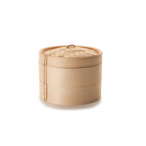 Cuiseur Vapeur Bambou Ø 20 cm x H 23 cm Ibili Cuiseur Vapeur Bambou Ø 20 cm x H 23 cm Ibili