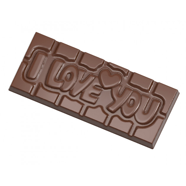 Moule Tablette de Chocolat I Love You Je t'aime Moule Tablette de Chocolat I Love You Je t'aime