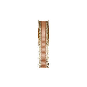 Ruban Charlotte Saumon 50mm (23m) Ruban Charlotte Saumon 50mm (23m)