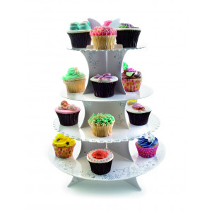 Présentoir à Cupcakes Carton Ø 34,5 cm x H 44 cm Ibili Présentoir à Cupcakes Carton Ø 34,5 cm x H 44 cm Ibili