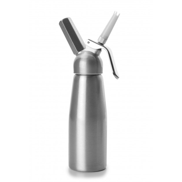 Chantilly Professionnel 500ml à Chantilly Siphons de cuisine avec 3  douilles en acier inoxydable en Aluminium pour Mousses et Crèmes Cartouche  Gaz Siphon