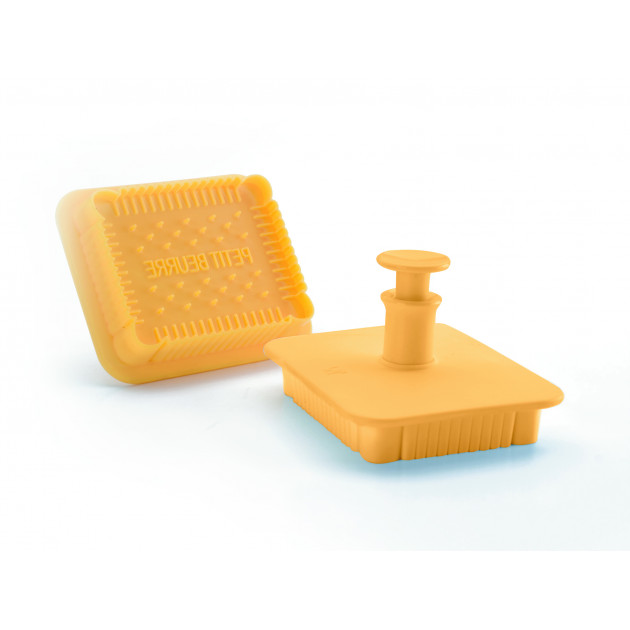 Emporte-Pièce Plastique Petit Beurre 7 x 5,5 cm avec Poussoir Ibili -  , Achat, Vente