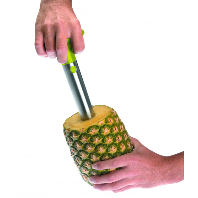 Épluche ananas vide et tranche