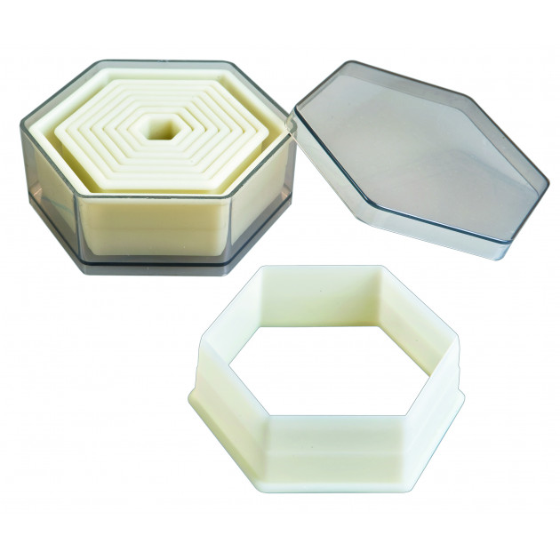 Emporte-Pièce Hexagone Uni Polyglass (x9) Ibili