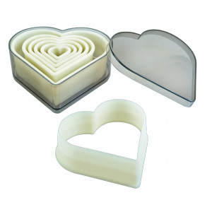 Découpoir coeur 5 cm - Emporte-pièce coeur en fer blanc