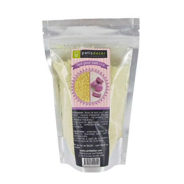 Tant pour tant Sucre/Amande 300 g Patisdecor