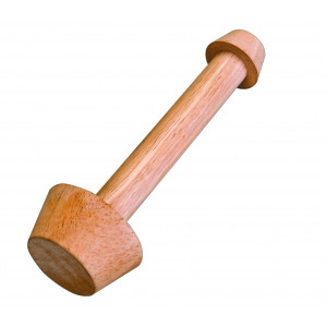 Poussoir à Tartelette Bois Ø 6,8 cm x H 21 cm Ibili Poussoir à Tartelette Bois Ø 6,8 cm x H 21 cm Ibili