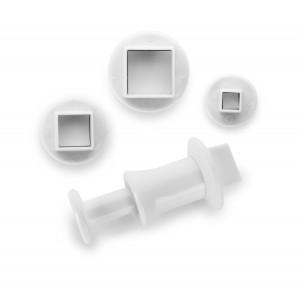 Emporte-Pièce avec Poussoir Carré (x3) Ibili Emporte-Pièce avec Poussoir Carré (x3) Ibili