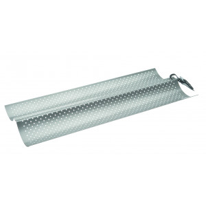 Plaque Perforée Anti-adhérent 2 Baguettes 38 x 16,5 cm Ibili Plaque Perforée Anti-adhérent 2 Baguettes 38 x 16,5 cm Ibili