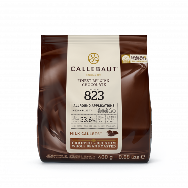 Chocolat au Lait 33,6% N°823 400g Callebaut