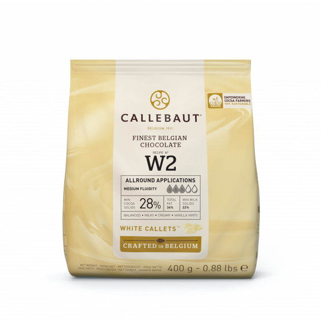 Chocolat Blanc 28% W2 400g Callebaut