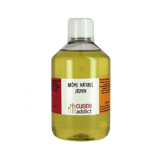 Arôme Alimentaire Naturel Jasmin 500 ml Cuisineaddict