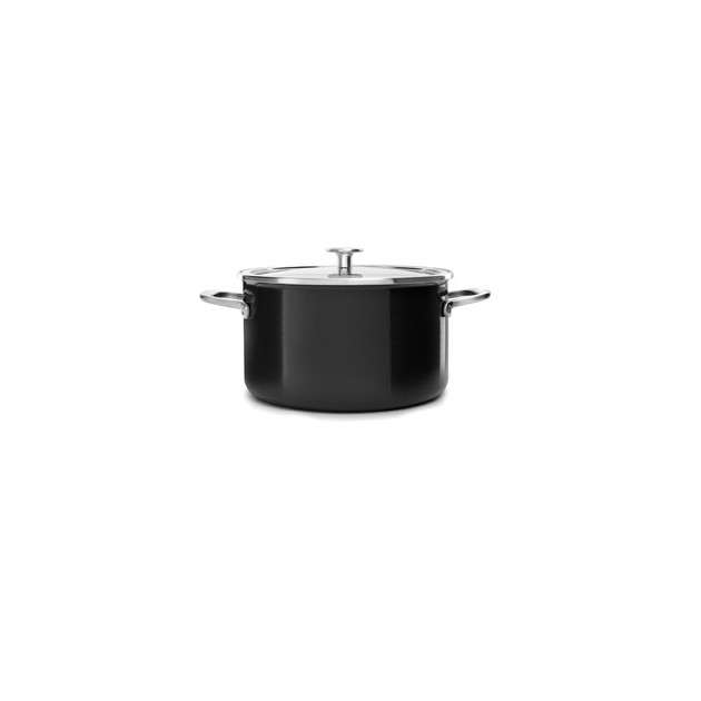 FIN DE SERIE Faitout Émaillé 20cm Noir Onyx KitchenAid