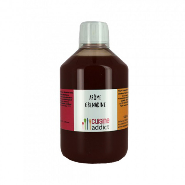 Arôme Alimentaire Grenadine 500ml Cuisineaddict