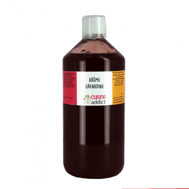 Arome Alimentaire Grenadine 1L Cuisineaddict