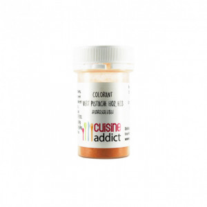 Colorant alimentaire Vert Pistache E102/E133 Poudre Hydrosoluble 10 g Cuisineaddict