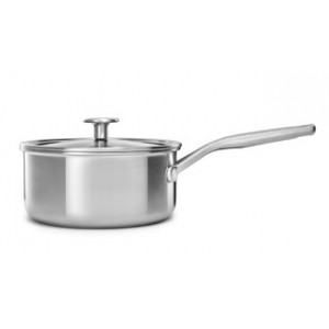 Casserole En Inox Avec Couvercle, 20 Cm, Capacité 2 Litres Et Demi -  Couleur Argent[H600] - Cdiscount Maison